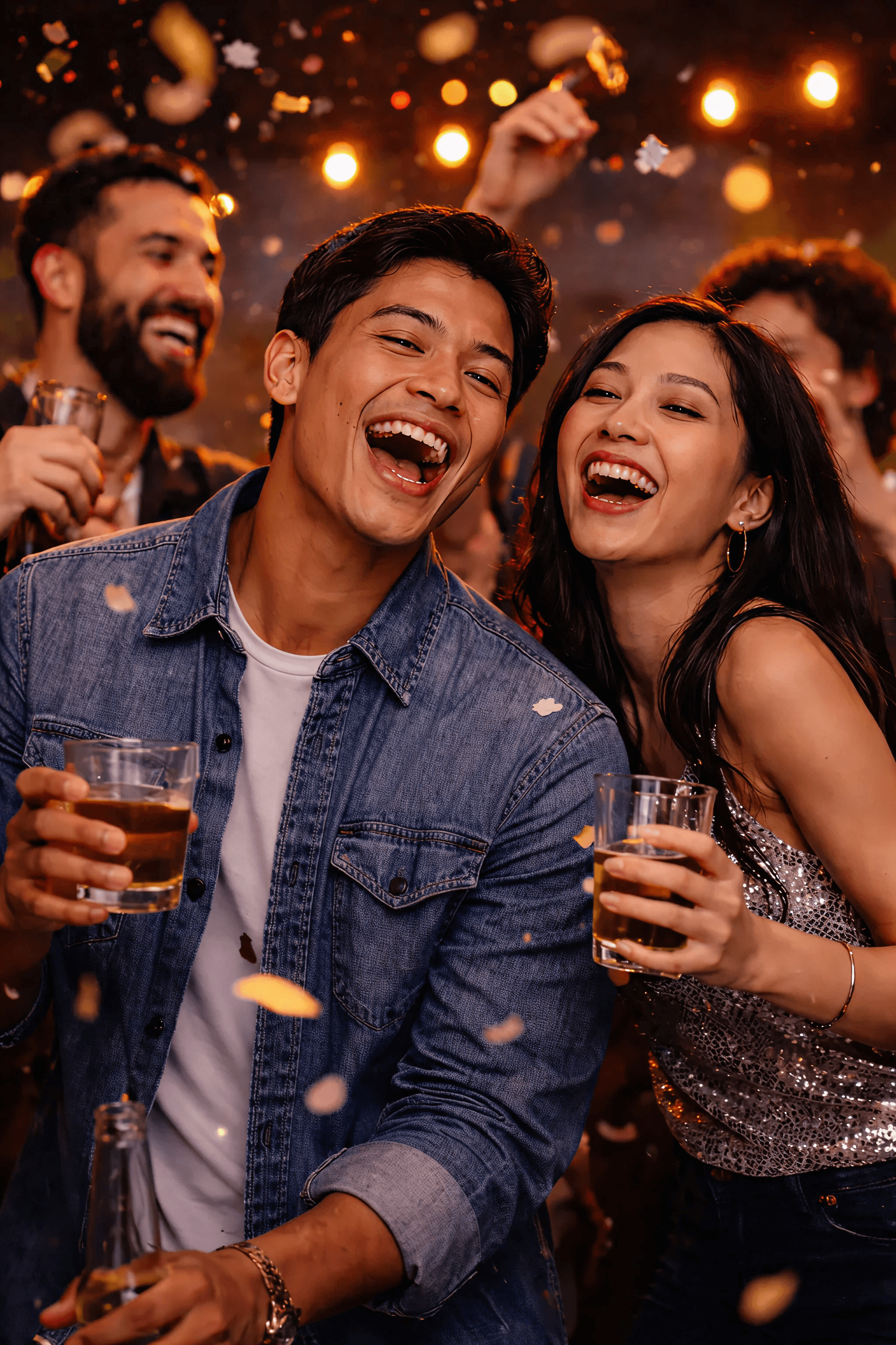 Singer performing on stage